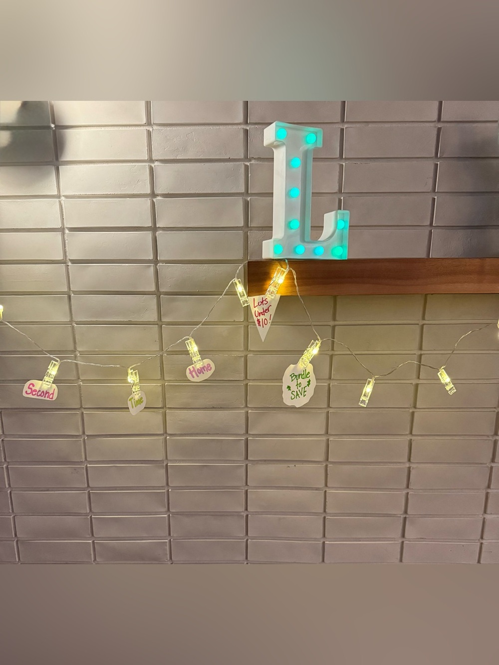 Light Up Marquee Letter L * LED Battery Operated * 8 Inch